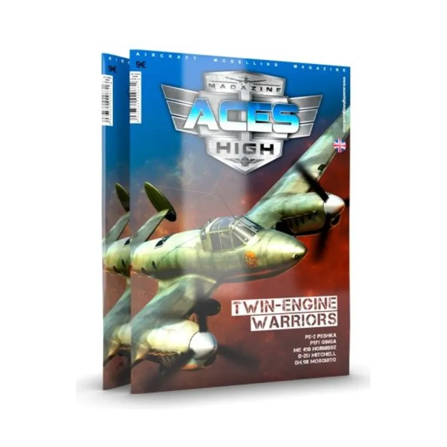 № 14 «Twin-Engine Warriors, Me 410 Hornisse, B-25J Mitchell» (испанское издание), Aces High Magazine (AK-Interactive)
№ 14 «Twin-Engine Warriors, Me 410 Hornisse, B-25J Mitchell» (испанское издание), Aces High Magazine (AK-Interactive)