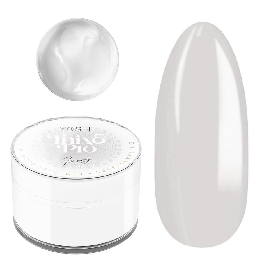 Самовыравнивающийся гель YOSHI Thixo PRO Gel Ivory milky 15 мл
Самовыравнивающийся гель YOSHI Thixo PRO Gel Ivory milky 15 мл