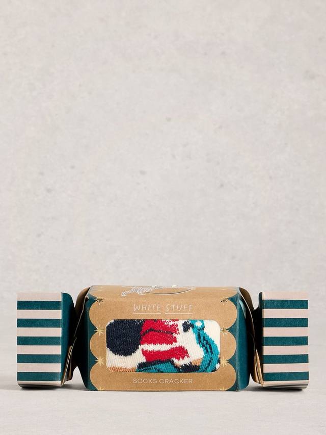 Новогодние носки с Сантой из хлопковой смеси White Stuff
Новогодние носки с Сантой из хлопковой смеси White Stuff