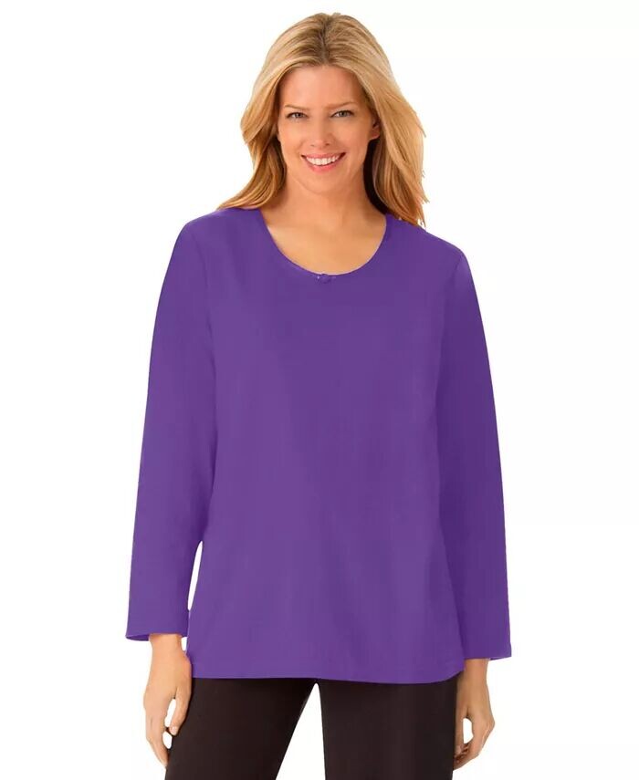 Футболка для сна с атласной отделкой больших размеров Dreams & Co., фиолетовый
Футболка для сна с атласной отделкой больших размеров Dreams & Co., фиолетовый