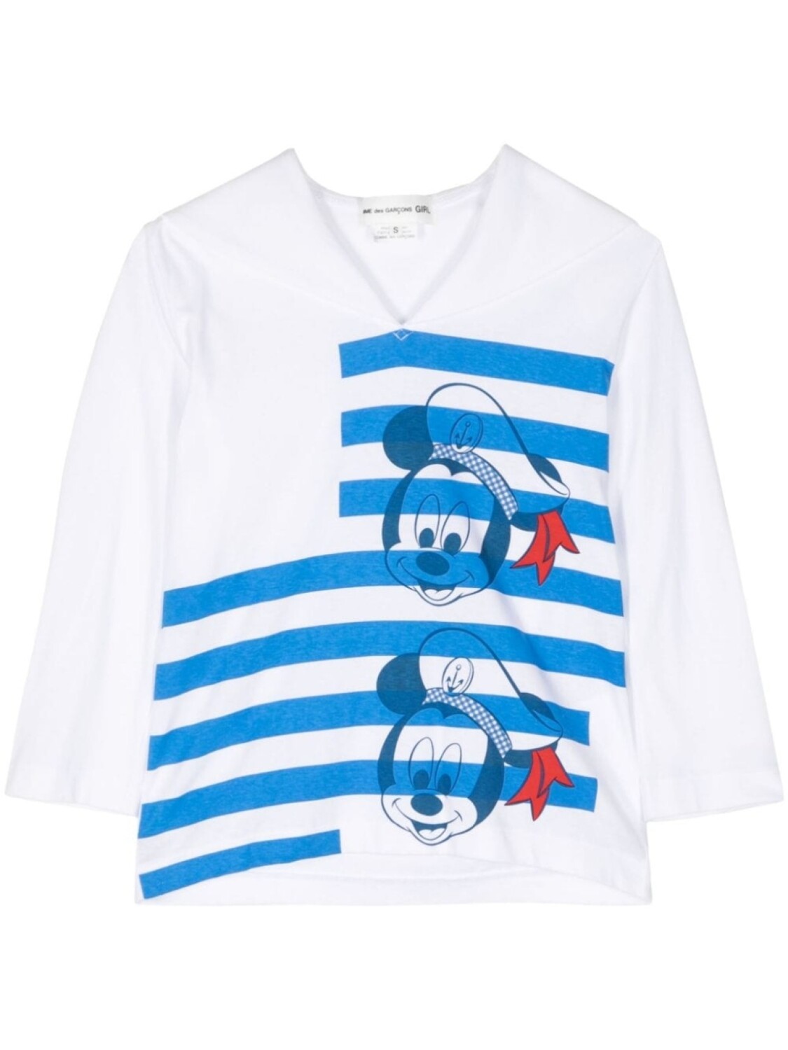 Хлопковая футболка с матросским воротником и принтом Disney Comme Des Garçons Girl, белый
Хлопковая футболка с матросским воротником и принтом Disney Comme Des Garçons Girl, белый