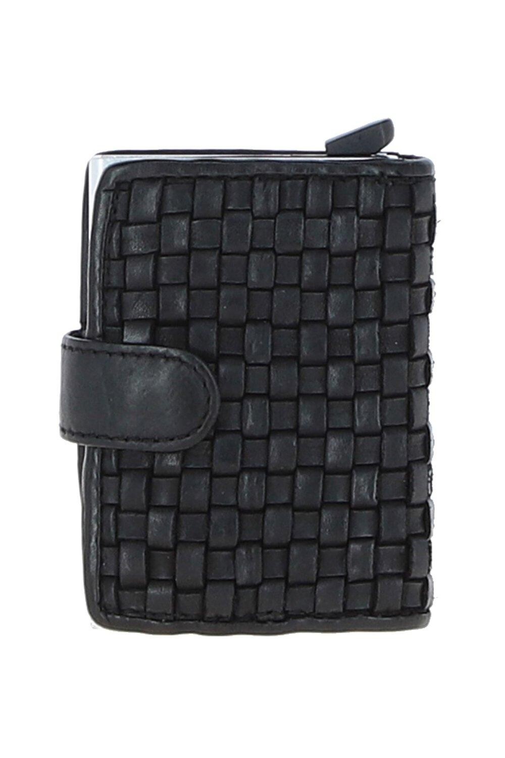 Чехол-кошелек для карточек 'La Perfetto' из металла и плетеной кожи Ashwood Leather, черный
Чехол-кошелек для карточек 'La Perfetto' из металла и плетеной кожи Ashwood Leather, черный