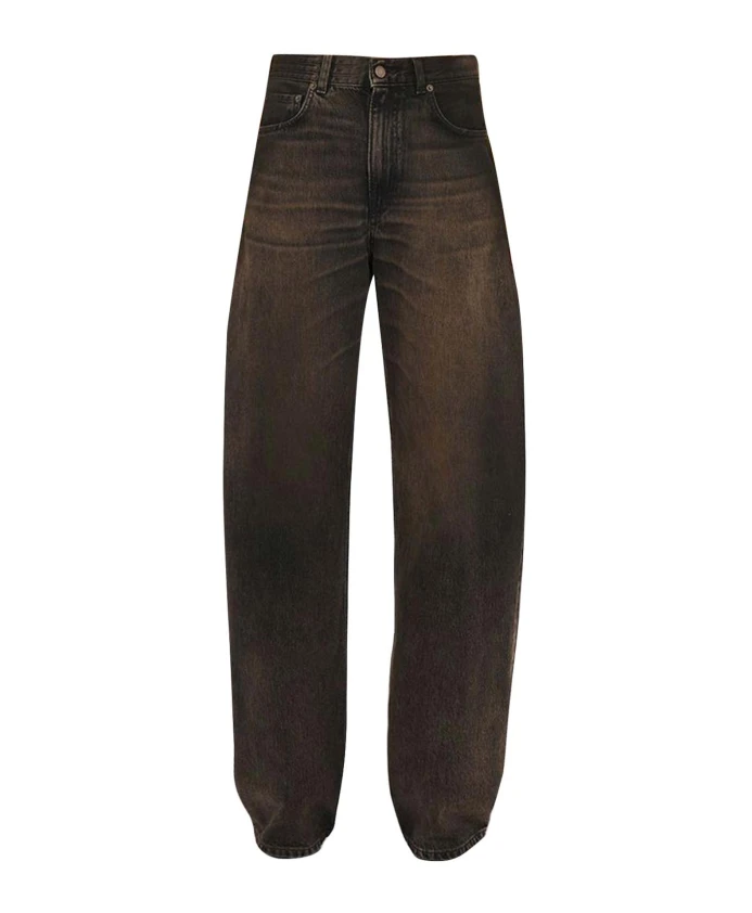 Джинсы-Клеш с петлями для ремня Haikure, коричневый
Джинсы-Клеш с петлями для ремня Haikure, коричневый