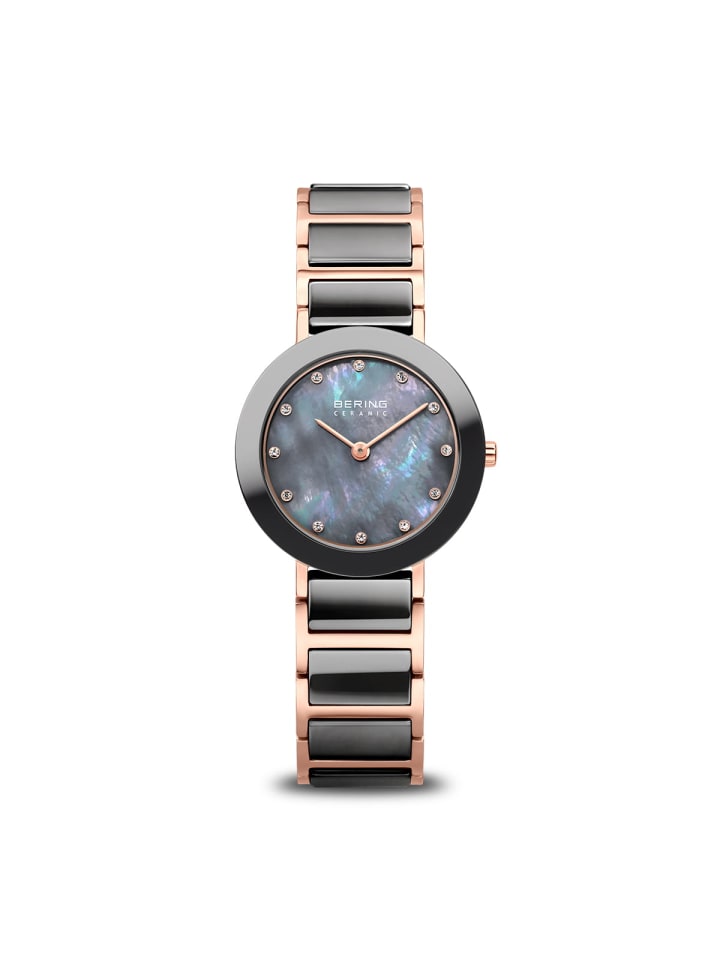 Bering Керамические наручные часы, темно-серый цвет, розовое золото
Bering Керамические наручные часы, темно-серый цвет, розовое золото