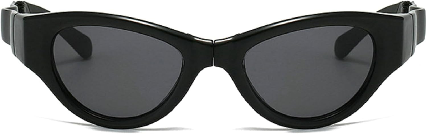 Модные женские солнцезащитные очки «кошачий глаз», стильные складные солнцезащитные очки с портативной защитой от УФ-излучения, женские овальные солнцезащитные очки N47 mincl, Black
Модные женские солнцезащитные очки «кошачий глаз», стильные складные солнцезащитные очки с портативной защитой от УФ-излучения, женские овальные солнцезащитные очки N47 mincl, Black