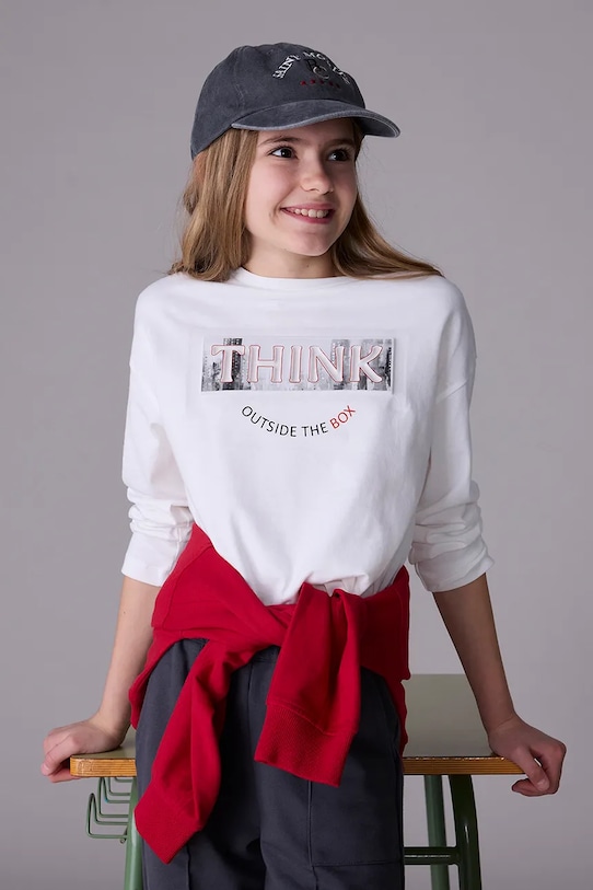 Хлопковая водолазка Mayoral, белый 
Хлопковая водолазка Mayoral, белый