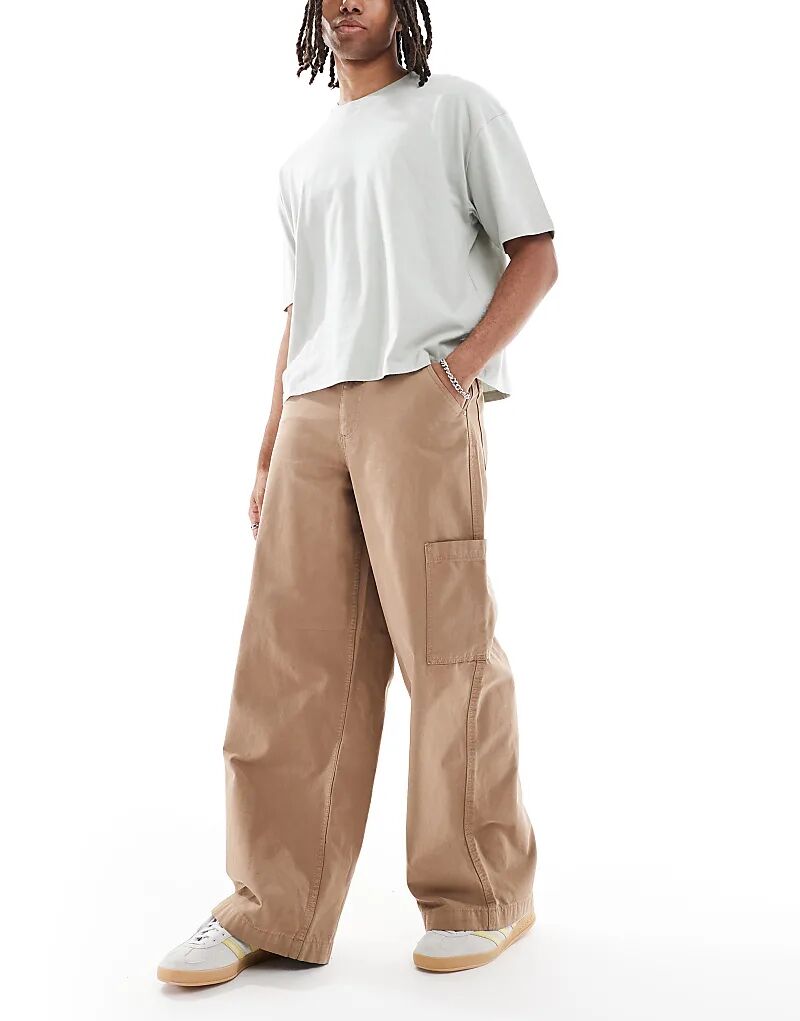 Очень мешковатые брюки-карго ASOS DESIGN коричневого цвета
Очень мешковатые брюки-карго ASOS DESIGN коричневого цвета