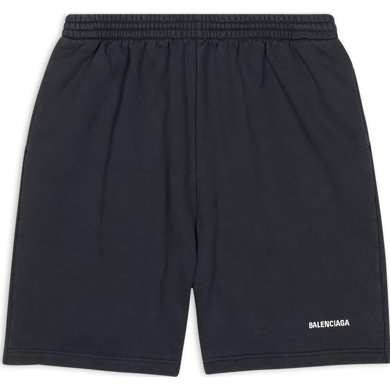 Повседневные шорты унисекс черные Balenciaga, черный
Повседневные шорты унисекс черные Balenciaga, черный