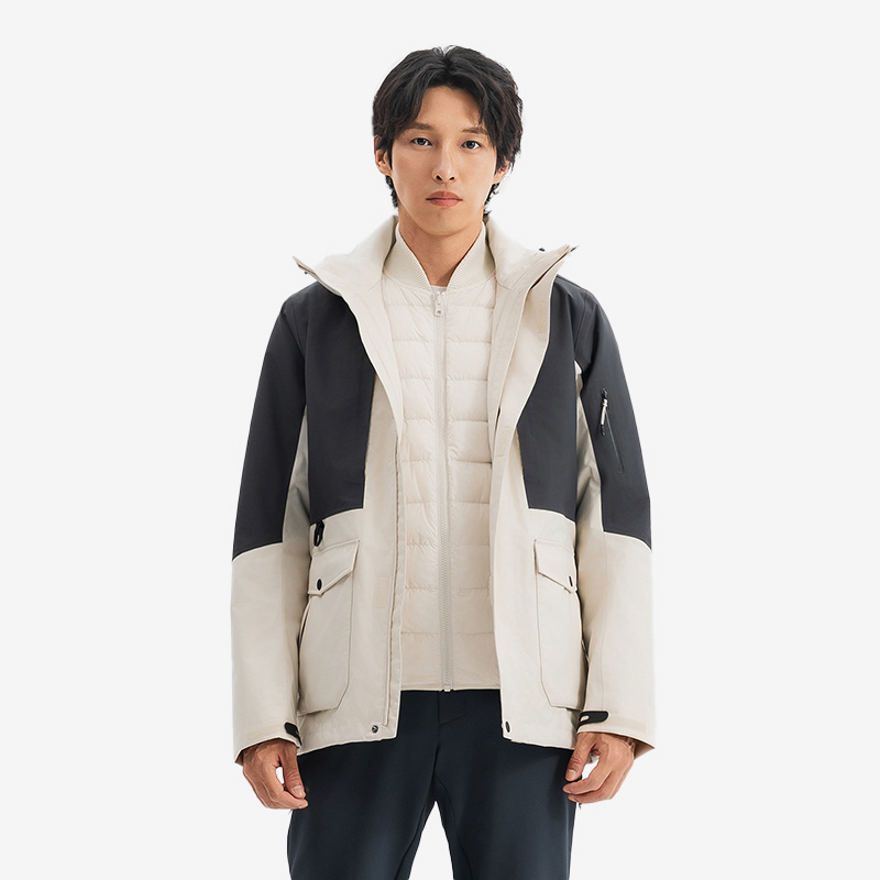 Мужская трёхслойная пуховая куртка Forclaz NH500
Мужская трёхслойная пуховая куртка Forclaz NH500