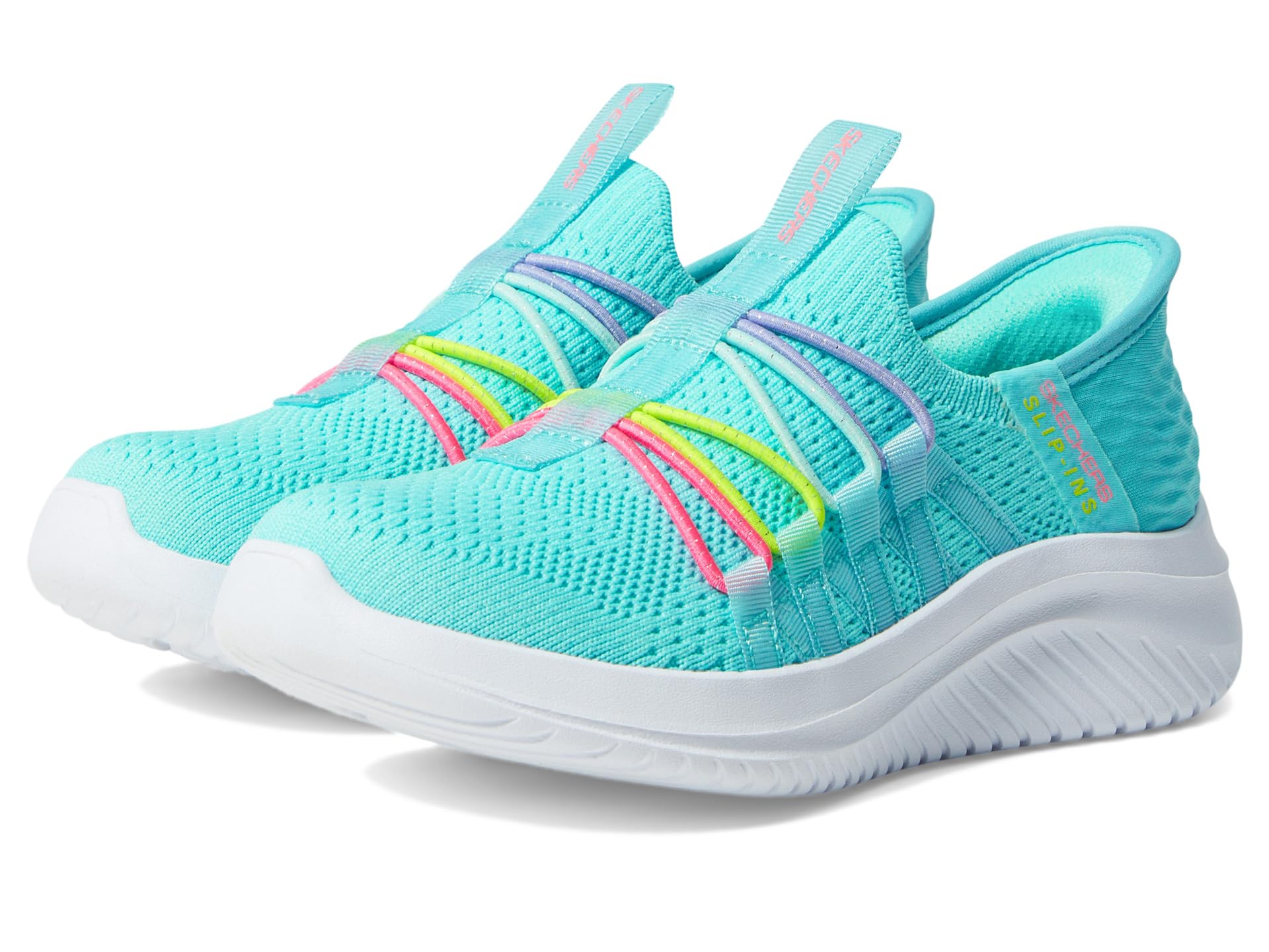 Кроссовки SKECHERS KIDS Hands Free Slip-Ins Ultra Flex 3.0 - Bungee Fun, Aqua/Multi
Кроссовки SKECHERS KIDS Hands Free Slip-Ins Ultra Flex 3.0 - Bungee Fun, Aqua/Multi