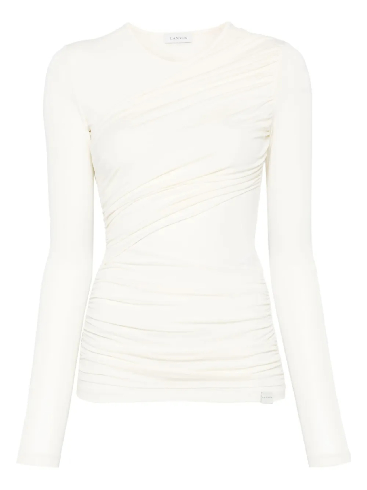 Топ с рюшами Lanvin, нейтральный
Топ с рюшами Lanvin, нейтральный