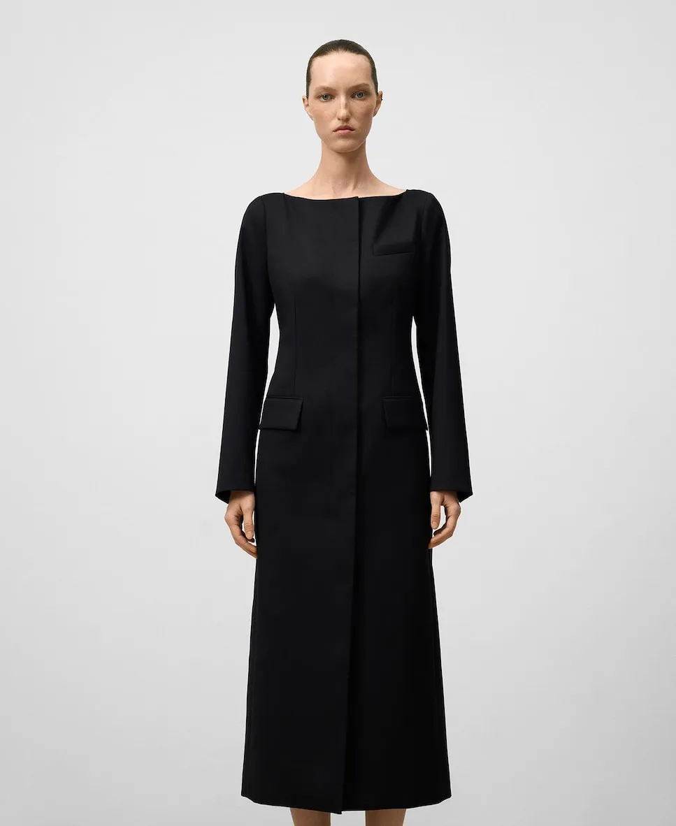 Костюмное платье с вырезом лодочкой Adolfo Dominguez, черный
Костюмное платье с вырезом лодочкой Adolfo Dominguez, черный