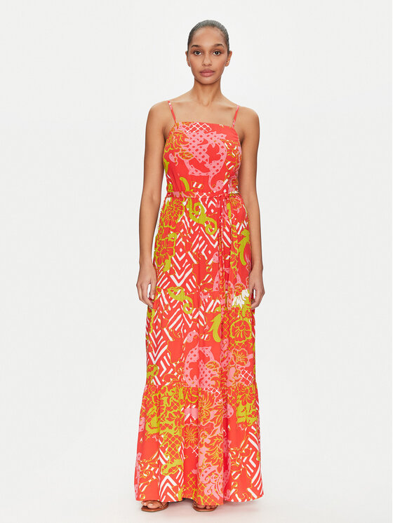 Летнее платье стандартный крой 511BD15015 Gaudi, оранжевый
Летнее платье стандартный крой 511BD15015 Gaudi, оранжевый