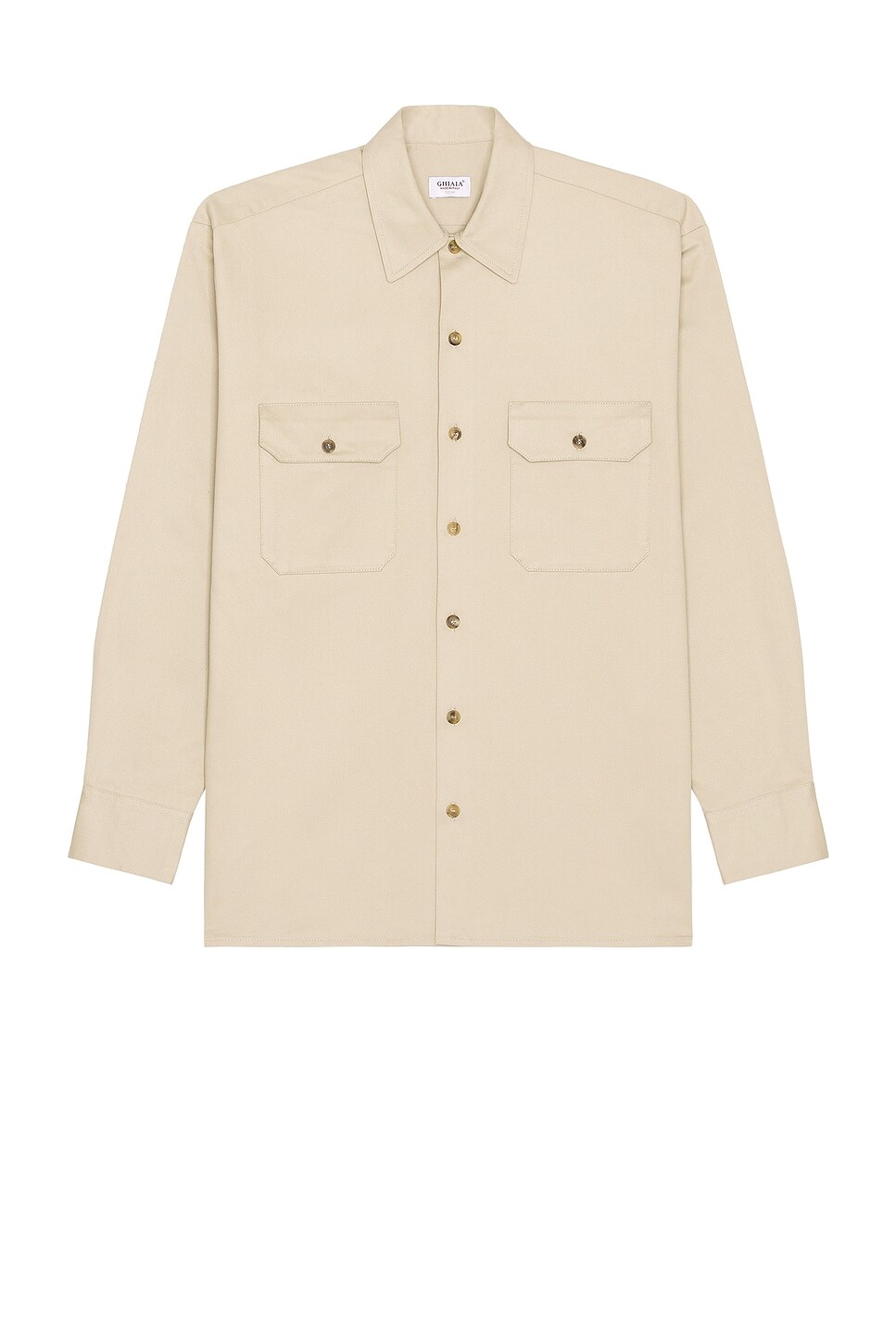 Хлопковая рабочая рубашка Ghiaia Cashmere, цвет Sand
Хлопковая рабочая рубашка Ghiaia Cashmere, цвет Sand