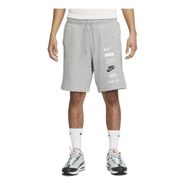 Шорты клубные флисовые шорты из французского трикотажа Nike, серый 
Шорты клубные флисовые шорты из французского трикотажа Nike, серый