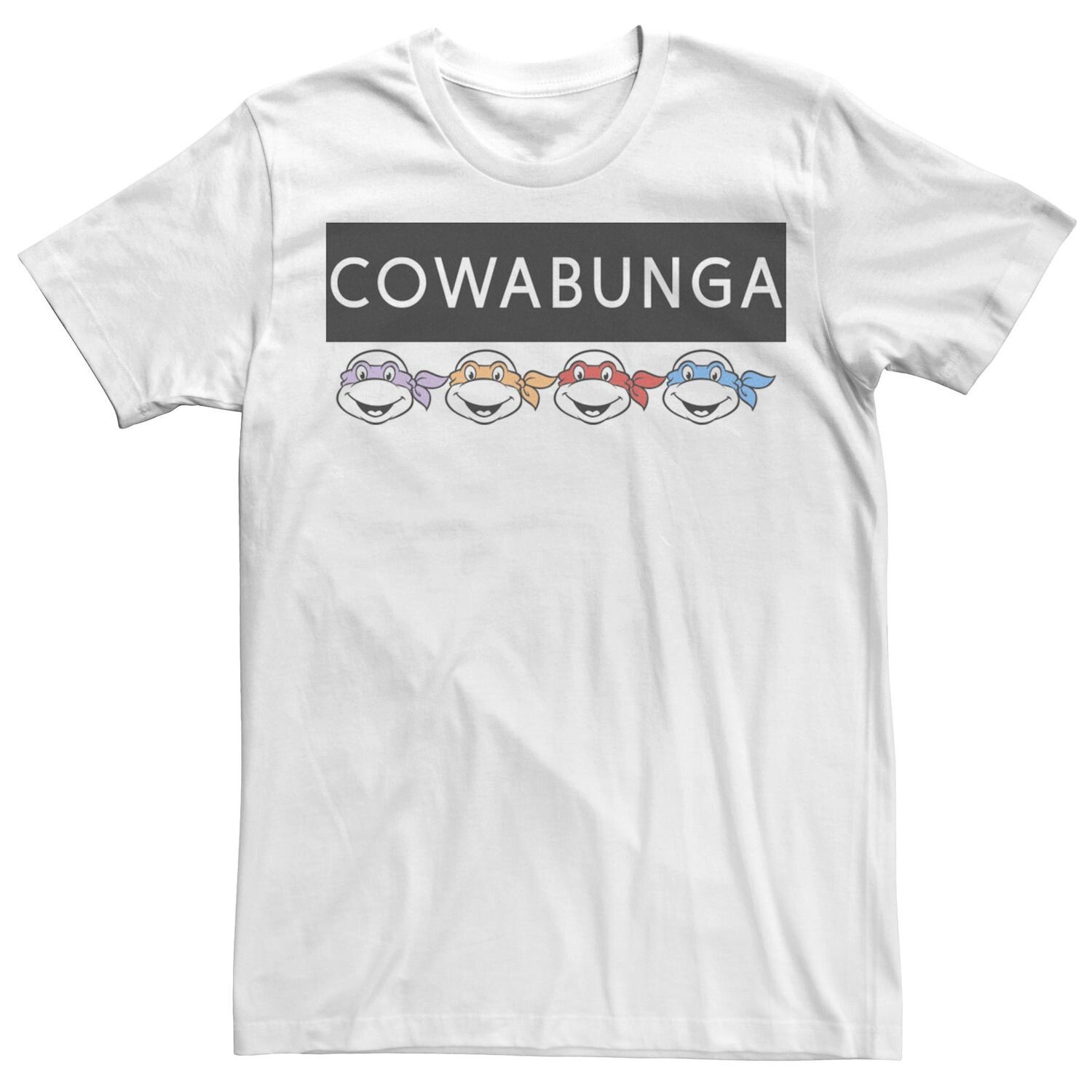 Мужская футболка с короткими рукавами Ninja Turtles Cowabunga Head Shot Licensed Character
Мужская футболка с короткими рукавами Ninja Turtles Cowabunga Head Shot Licensed Character