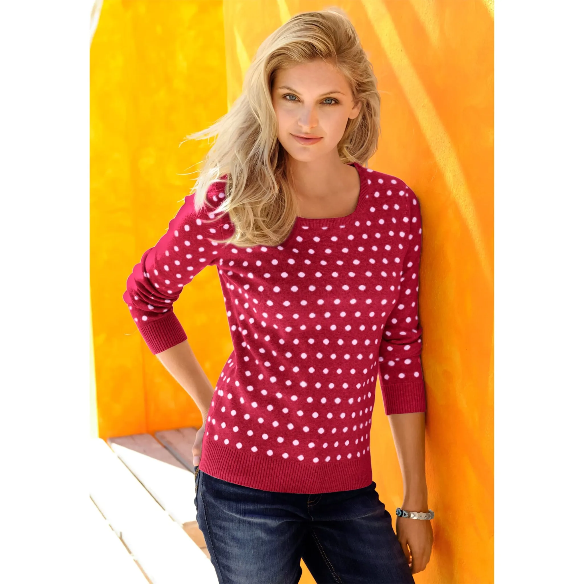 Вдохновение Вязаный свитер "Пуловер" Inspirationen, белый
Вдохновение Вязаный свитер "Пуловер" Inspirationen, белый