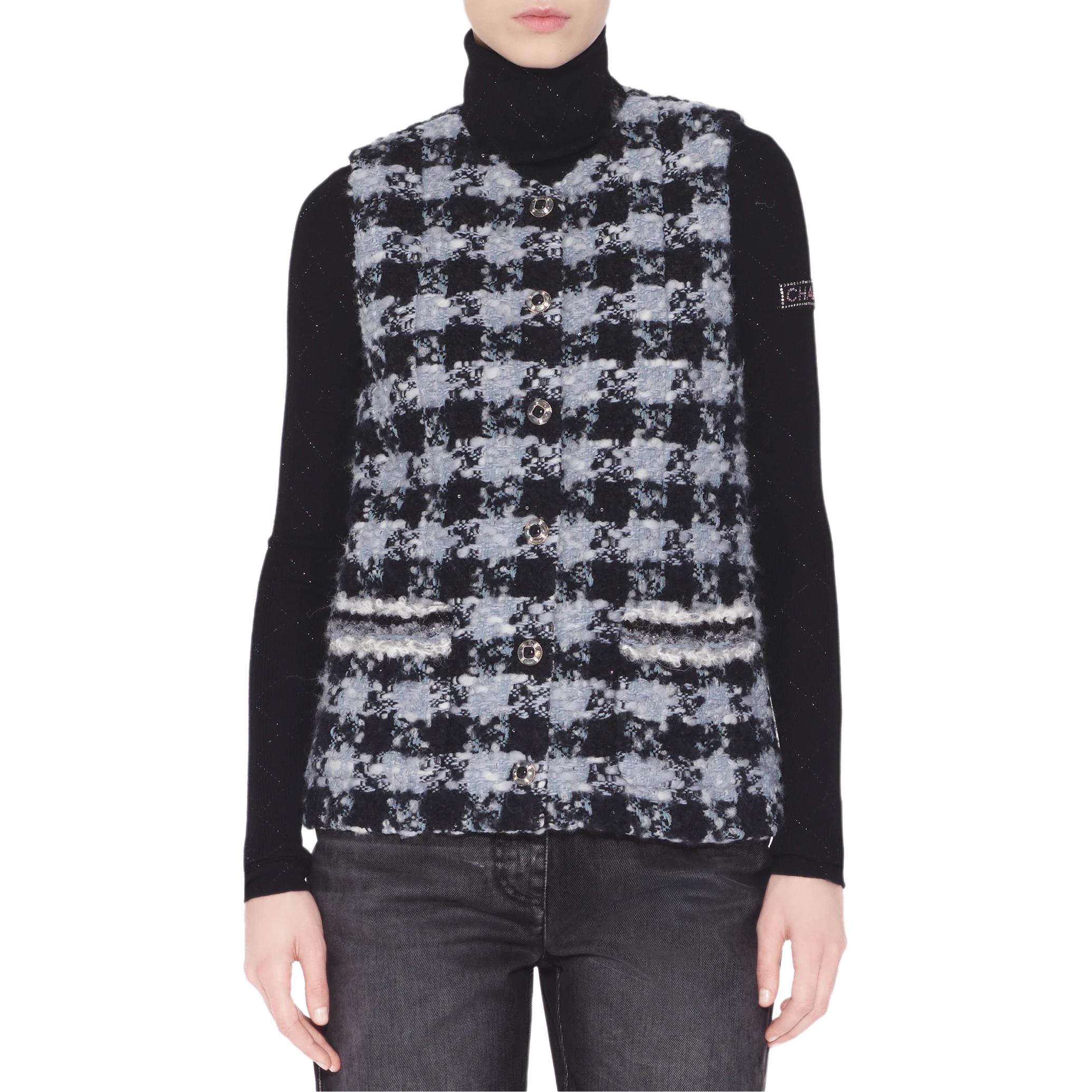 CHANEL Женские жилетки Black Gray
CHANEL Женские жилетки Black Gray