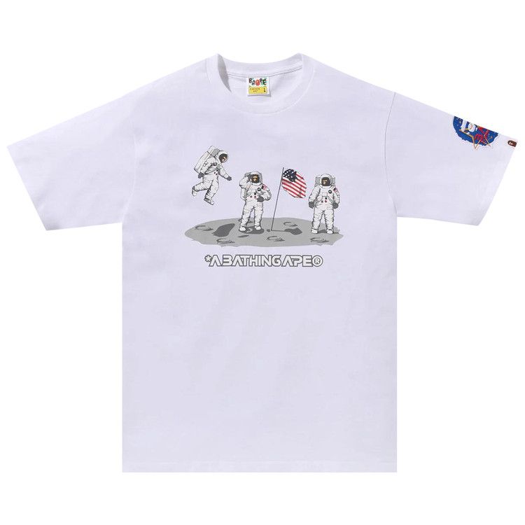 Футболка BAPE Moon Landing Tee, White, Белый, Футболка BAPE Moon Landing Tee, White
Футболка BAPE Moon Landing Tee, White, Белый, Футболка BAPE Moon Landing Tee, White