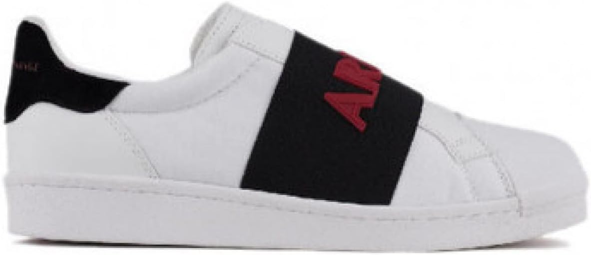 Мужские кроссовки Armani Exchange с контрастным резиновым логотипом на ремешке, белый/черный
Мужские кроссовки Armani Exchange с контрастным резиновым логотипом на ремешке, белый/черный