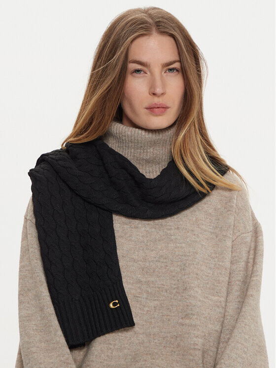 Шарф Coach, черный
Шарф Coach, черный