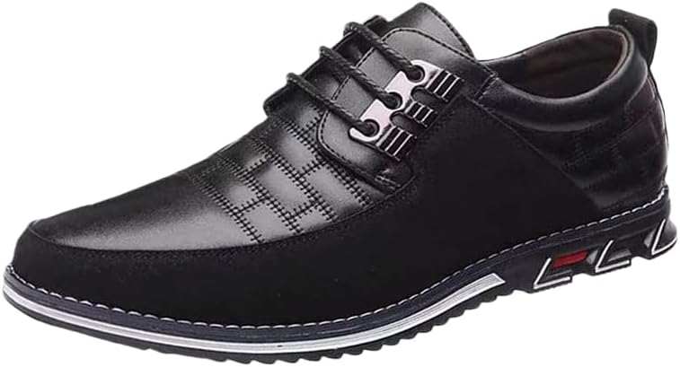 Мужские модные лоферы - шнурованные туфли с круглым носком на плоской подошве - резиновая подошва - подходят для повседневного ношения или офисной работы в течение всего года Spkfhd, черный
Мужские модные лоферы - шнурованные туфли с круглым носком на плоской подошве - резиновая подошва - подходят для повседневного ношения или офисной работы в течение всего года Spkfhd, черный