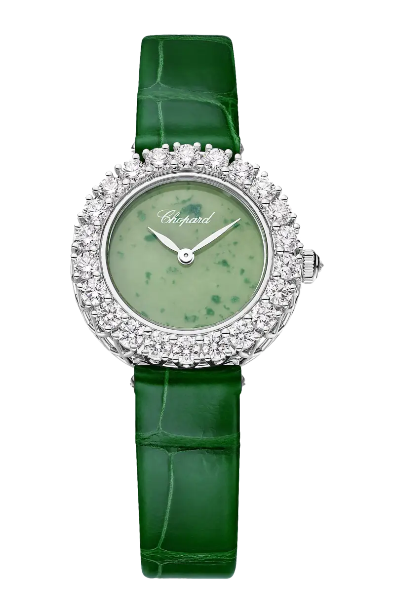 Час l'heure du diamant, круглый, 26 мм, с ручным заводом, из белого этичного золота, с бриллиантами - 13a178-1310 CHOPARD
Час l'heure du diamant, круглый, 26 мм, с ручным заводом, из белого этичного золота, с бриллиантами - 13a178-1310 CHOPARD