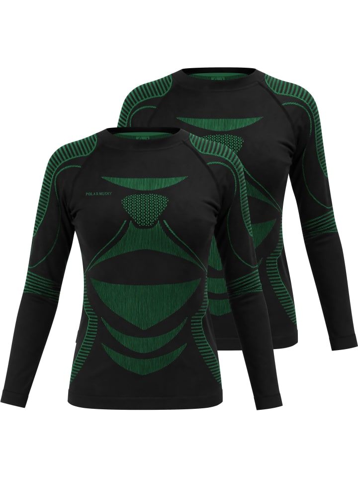 Normani 2 комплекта женских термофутболок с длинным рукавом/лыжного белья черного и зеленого цвета
Normani 2 комплекта женских термофутболок с длинным рукавом/лыжного белья черного и зеленого цвета