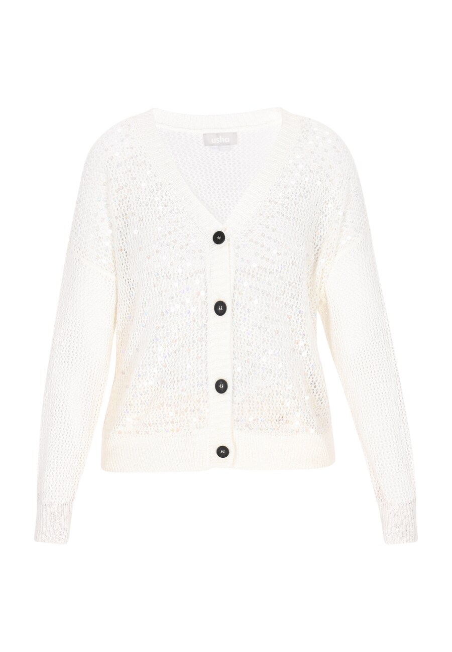 Вязаный кардиган Usha, белый
Вязаный кардиган Usha, белый
