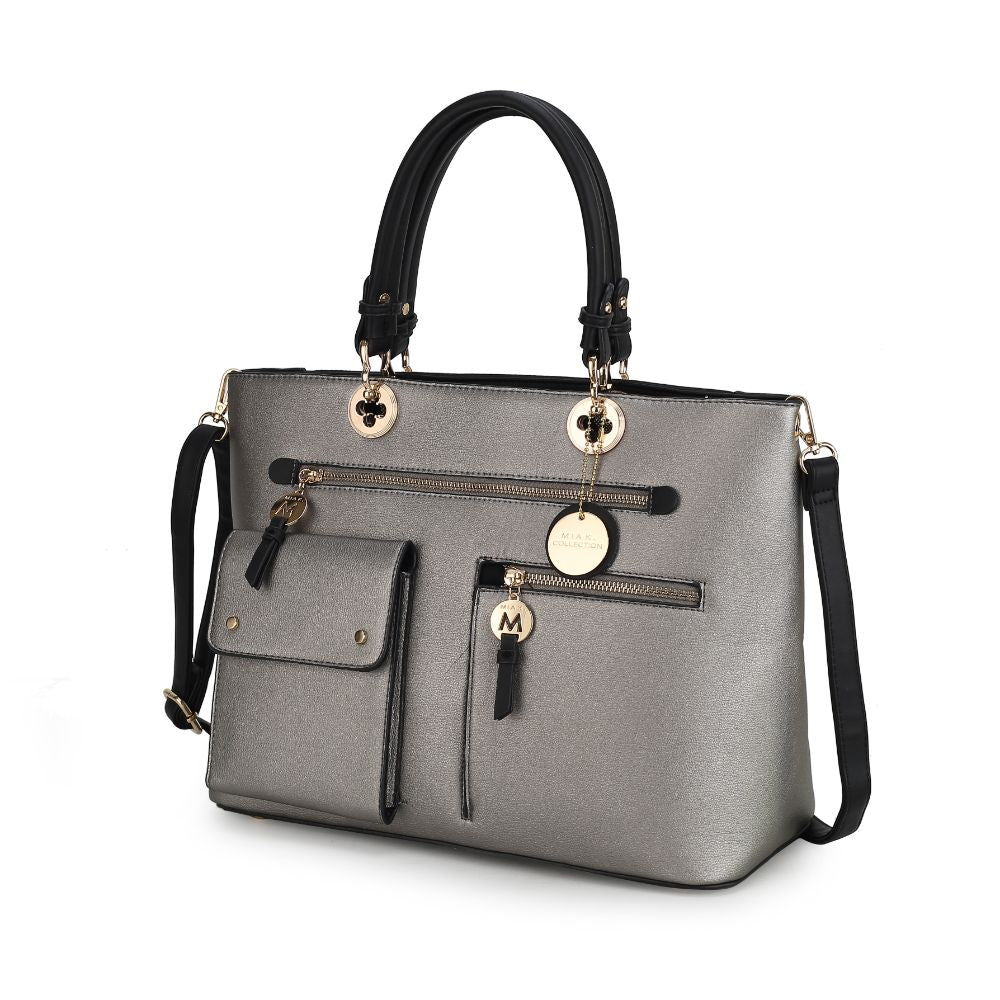Сумка-портфель Julia с несколькими карманами MKF Collection By Mia K., цвет pewter-black, Черный, Сумка-портфель Julia с несколькими карманами MKF Collection By Mia K., цвет pewter-black
Сумка-портфель Julia с несколькими карманами MKF Collection By Mia K., цвет pewter-black, Черный, Сумка-портфель Julia с несколькими карманами MKF Collection By Mia K., цвет pewter-black