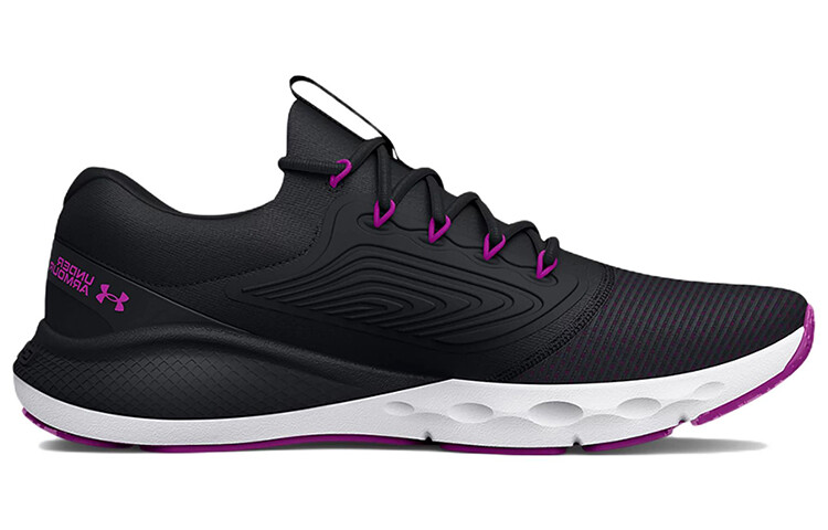 Кроссовки для бега Charged Vantage 2 женские с низким верхом, черные/фиолетовые Under Armour 
Кроссовки для бега Charged Vantage 2 женские с низким верхом, черные/фиолетовые Under Armour