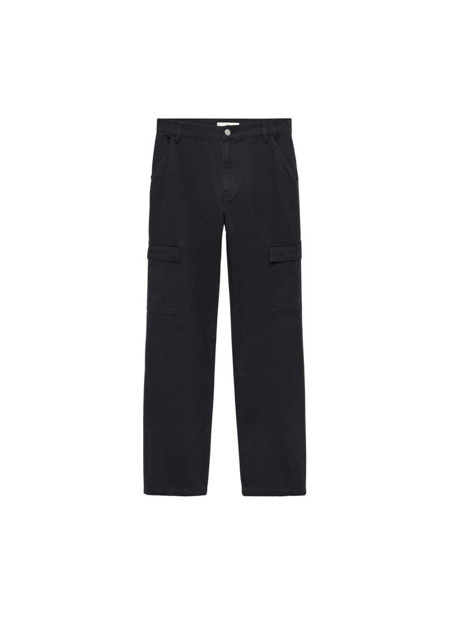 Обычные джинсы-карго MANGO, антрацит
Обычные джинсы-карго MANGO, антрацит