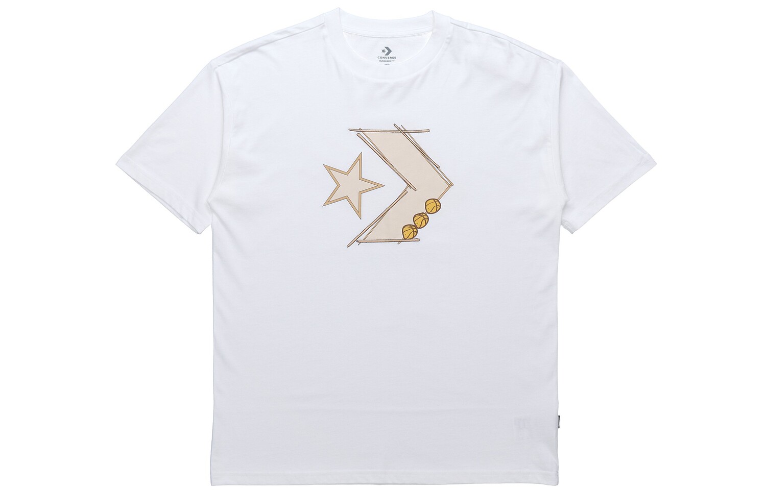 Футболка унисекс белая Converse, белый
Футболка унисекс белая Converse, белый
