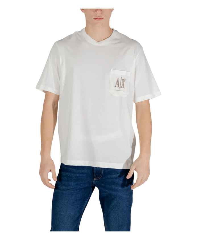 Футболка с круглым вырезом и принтом Armani Exchange, белый
Футболка с круглым вырезом и принтом Armani Exchange, белый