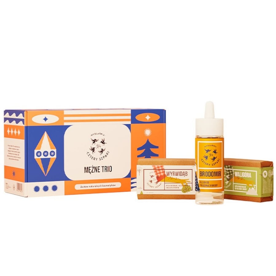 Mydlarnia Cztery Szpaki, Mężne Trio - подарочный набор
Mydlarnia Cztery Szpaki, Mężne Trio - подарочный набор