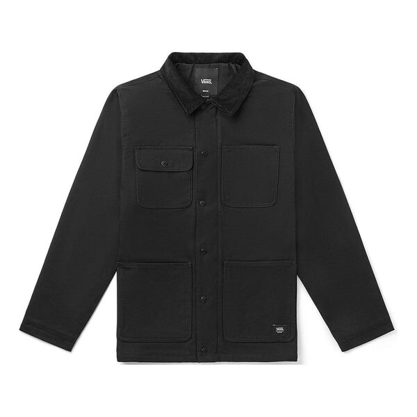 Куртка men's solid color multiple pockets cargo jacket black Vans, черный
Куртка men's solid color multiple pockets cargo jacket black Vans, черный