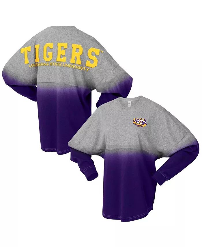 Мужская и женская фиолетовая/серая футболка LSU Tigers Ombre с длинным рукавом Spirit Jersey
Мужская и женская фиолетовая/серая футболка LSU Tigers Ombre с длинным рукавом Spirit Jersey