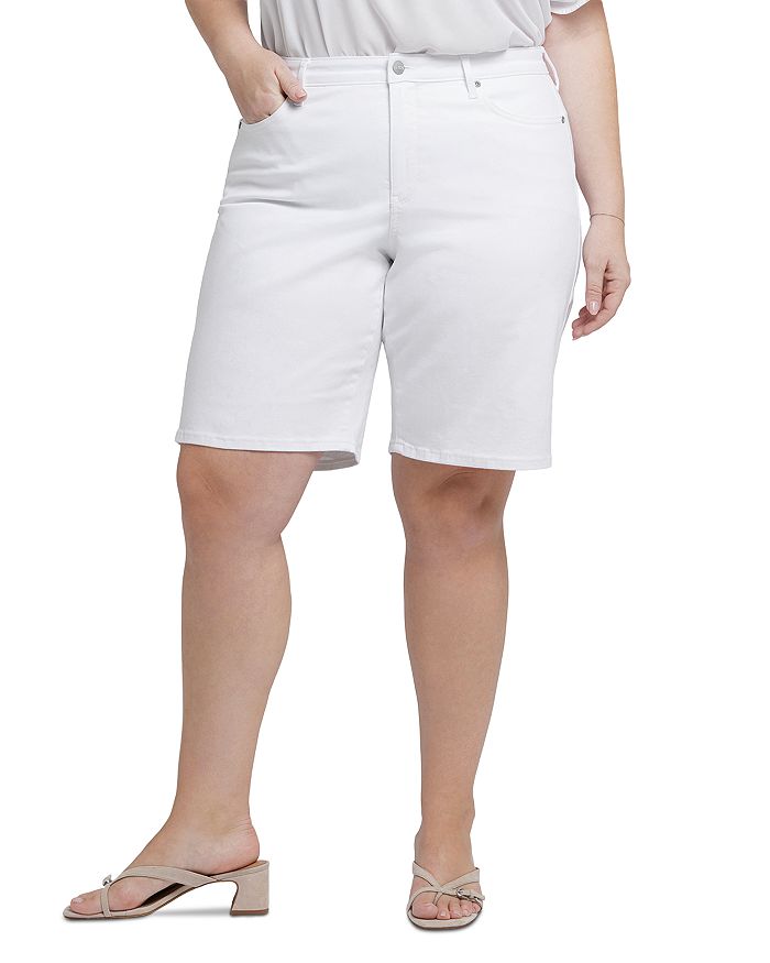 Лиловые джинсовые шорты Lily NYDJ Plus, белый
Лиловые джинсовые шорты Lily NYDJ Plus, белый