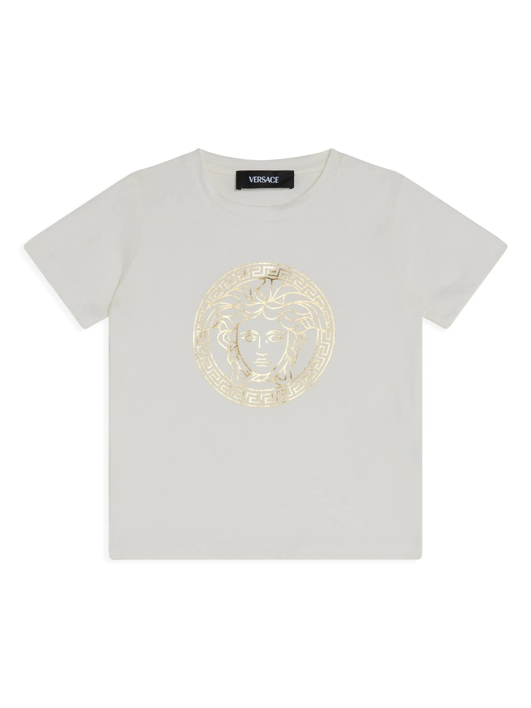 Футболка с декором Medusa Versace Kids, белый
Футболка с декором Medusa Versace Kids, белый