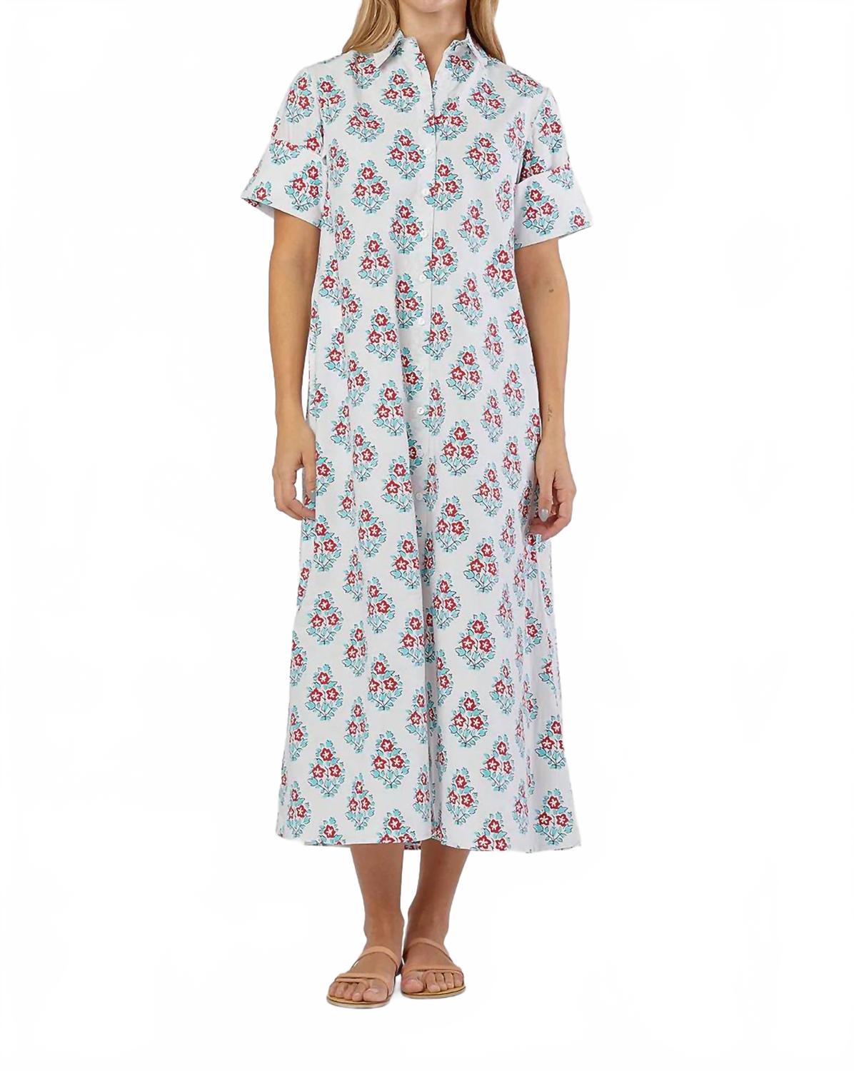 Платье Gibbons в принте Liberty Stamp Livro, Liberty Stamp 
Платье Gibbons в принте Liberty Stamp Livro, Liberty Stamp