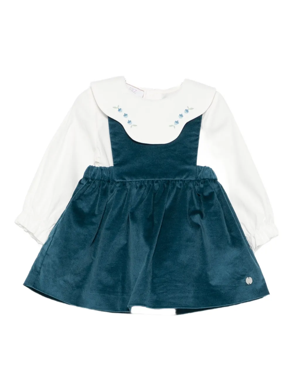 Вышитое многослойное платье Paz Rodriguez, синий
Вышитое многослойное платье Paz Rodriguez, синий