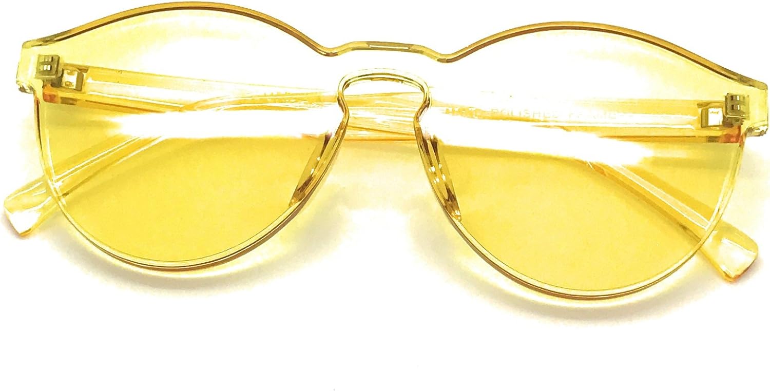 Солнцезащитные очки One Piece PC Lens Rimless Ultra-Bold Colorful Mono Block с цельными поликарбонатными линзами, без оправы, ультраяркие, с моноблочной линзой MyUV, Yellow
Солнцезащитные очки One Piece PC Lens Rimless Ultra-Bold Colorful Mono Block с цельными поликарбонатными линзами, без оправы, ультраяркие, с моноблочной линзой MyUV, Yellow