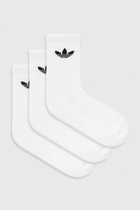 3 упаковки носков adidas Originals, белый
3 упаковки носков adidas Originals, белый