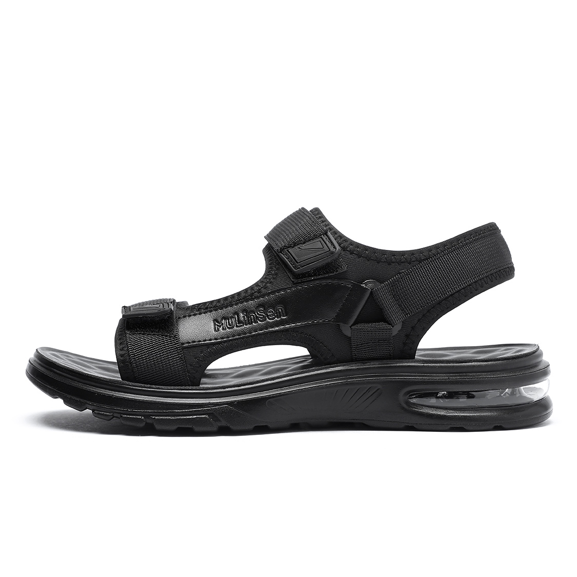 Mulinsen Пляжные сандалии мужские черные, цвет Black
Mulinsen Пляжные сандалии мужские черные, цвет Black