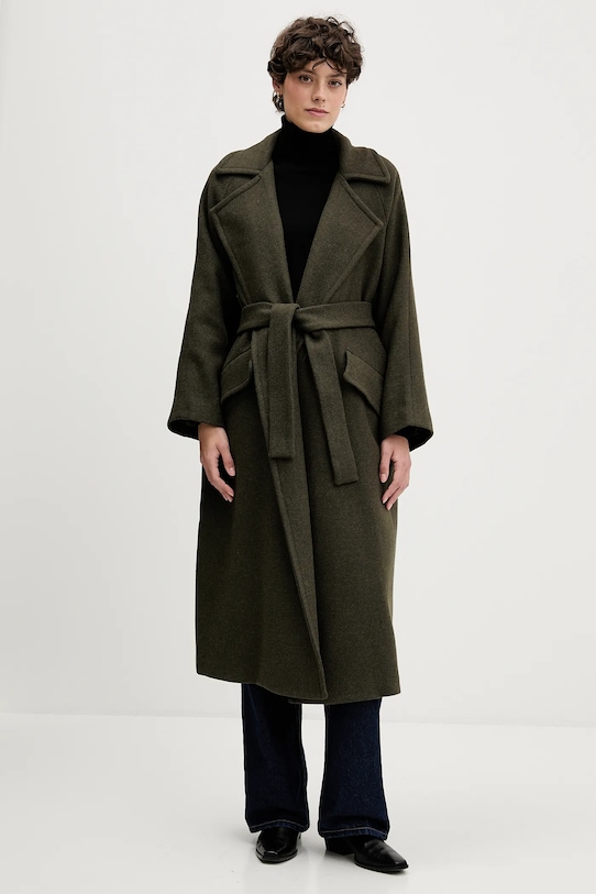 Пальто с шерстью Sandro Ferrone, зеленый
Пальто с шерстью Sandro Ferrone, зеленый