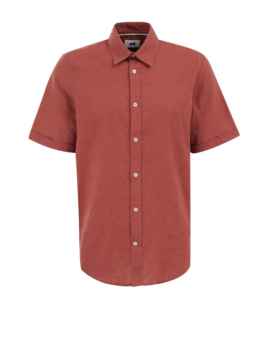 Рубашка обычного кроя на пуговицах WE Fashion, бордовый
Рубашка обычного кроя на пуговицах WE Fashion, бордовый