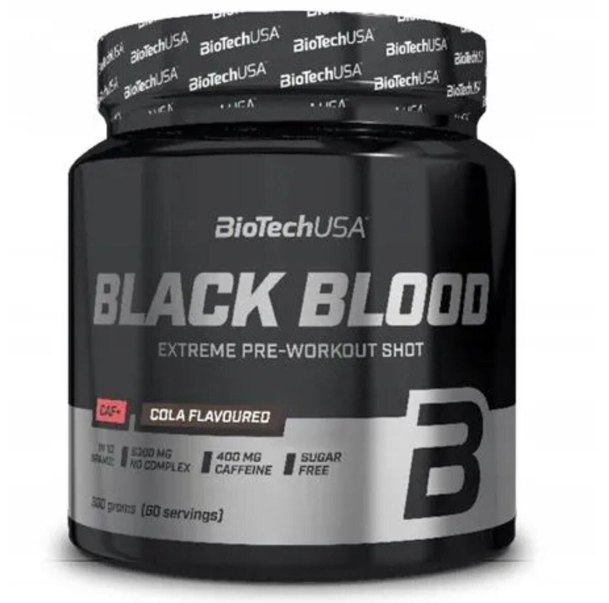 BioTech USA Black Blood CAF+ со вкусом колы, БАД, 300г Inna Marka
BioTech USA Black Blood CAF+ со вкусом колы, БАД, 300г Inna Marka