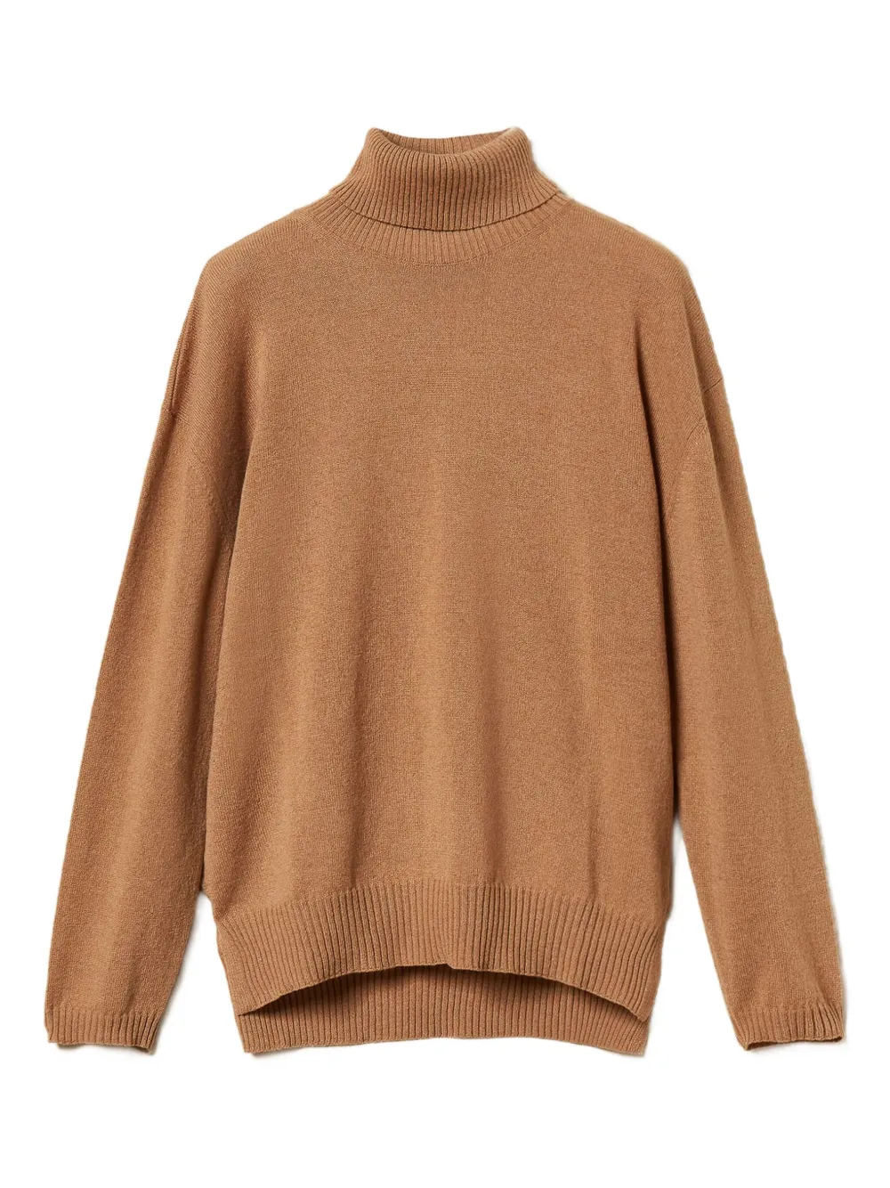 Свитер с воротником-гольф Twinset, коричневый
Свитер с воротником-гольф Twinset, коричневый