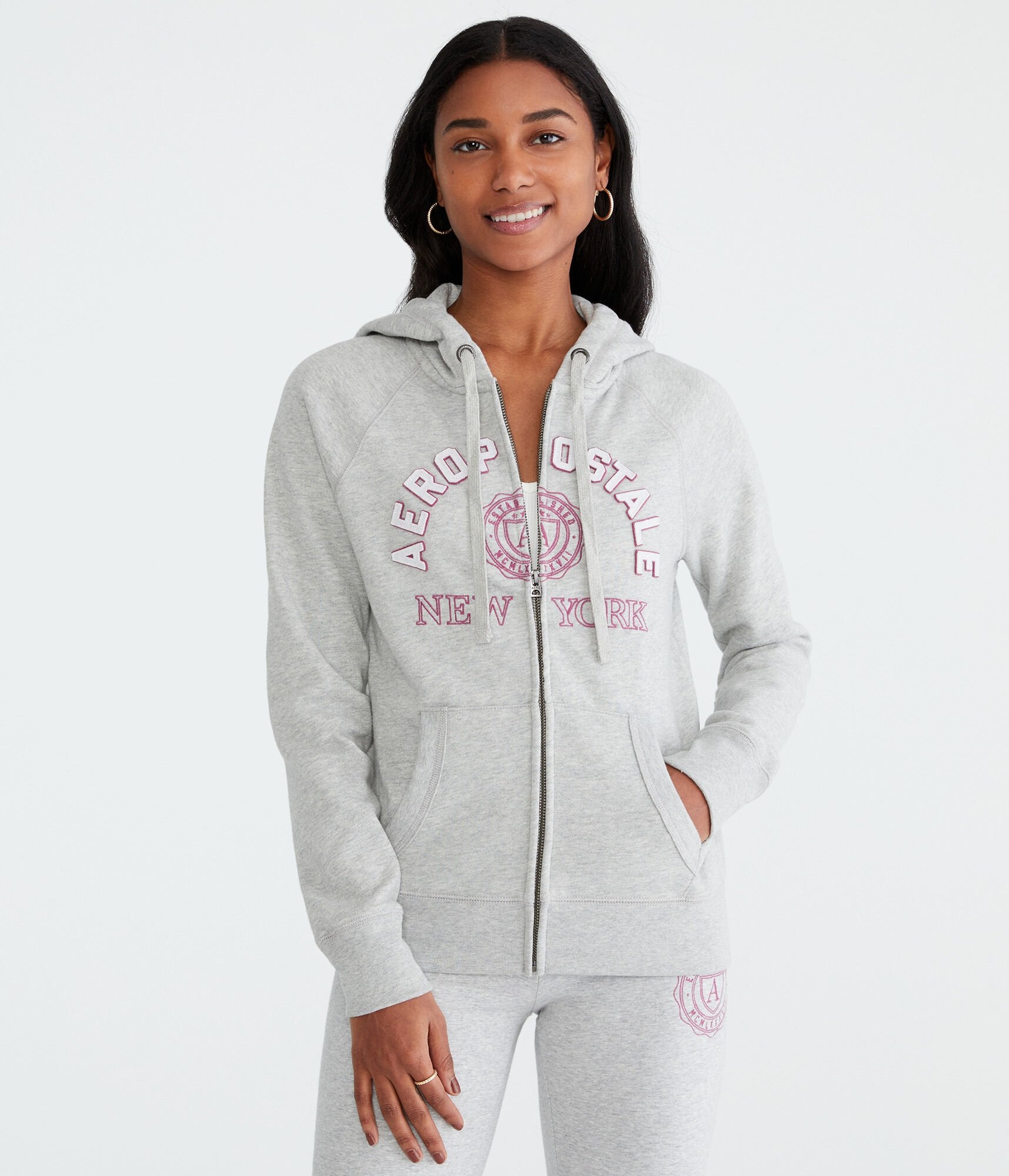 Толстовка с капюшоном Aeropostale New York Crest на молнии, цвет light heather gray
Толстовка с капюшоном Aeropostale New York Crest на молнии, цвет light heather gray