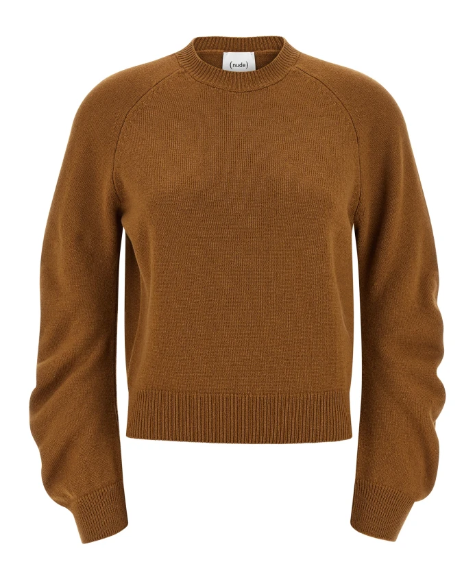 Свитер с изогнутыми рукавами Nude, коричневый
Свитер с изогнутыми рукавами Nude, коричневый